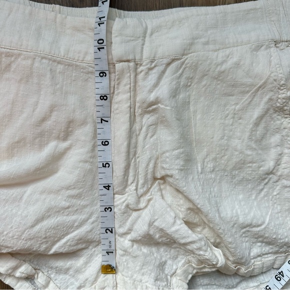 Hatch Maternity The Hallie Shorts 2 Large Ivory Pull-On Comfy Cuff Stretch 3.5” - Picture 8 of 10
